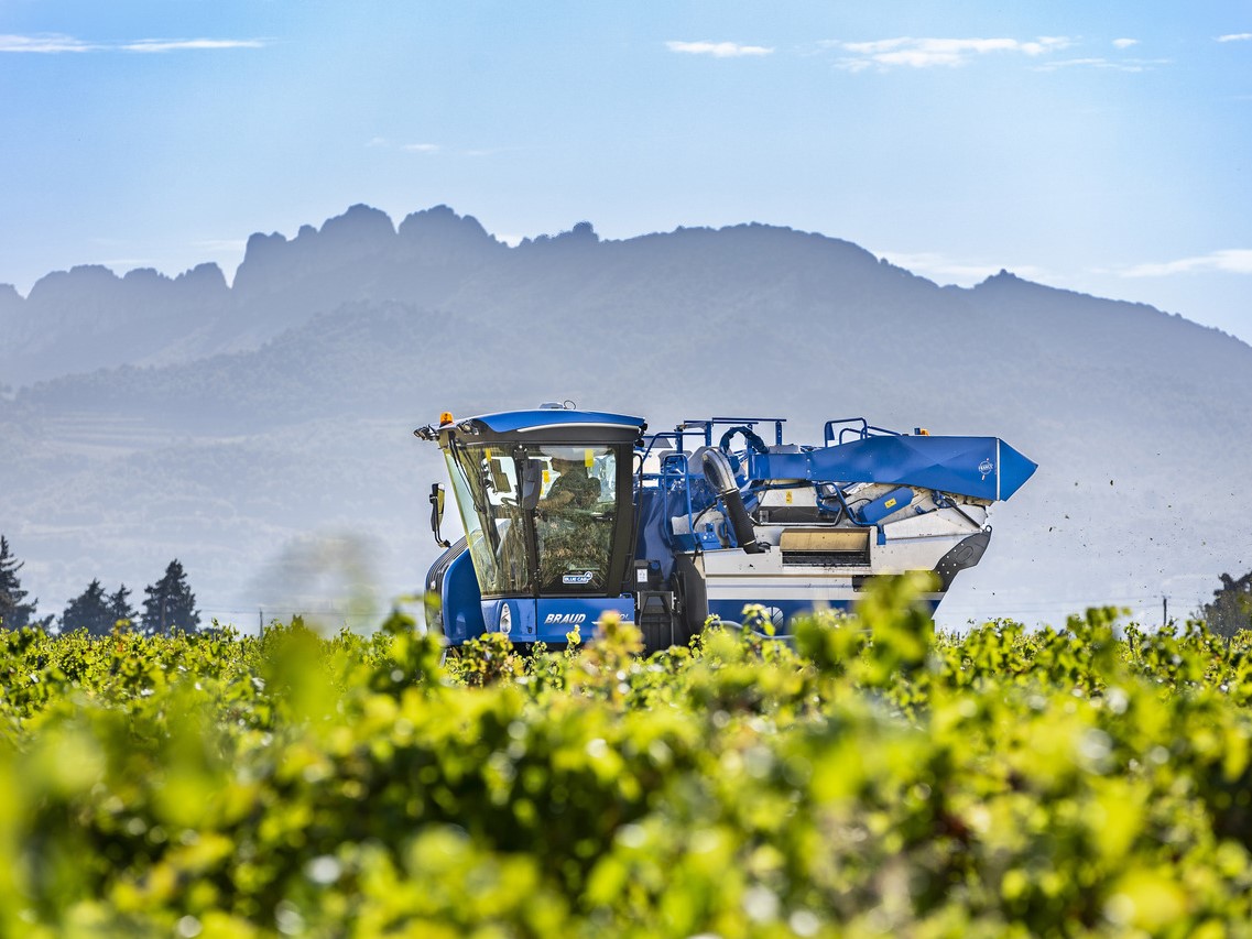 New Holland Braud compact grape harvesters
