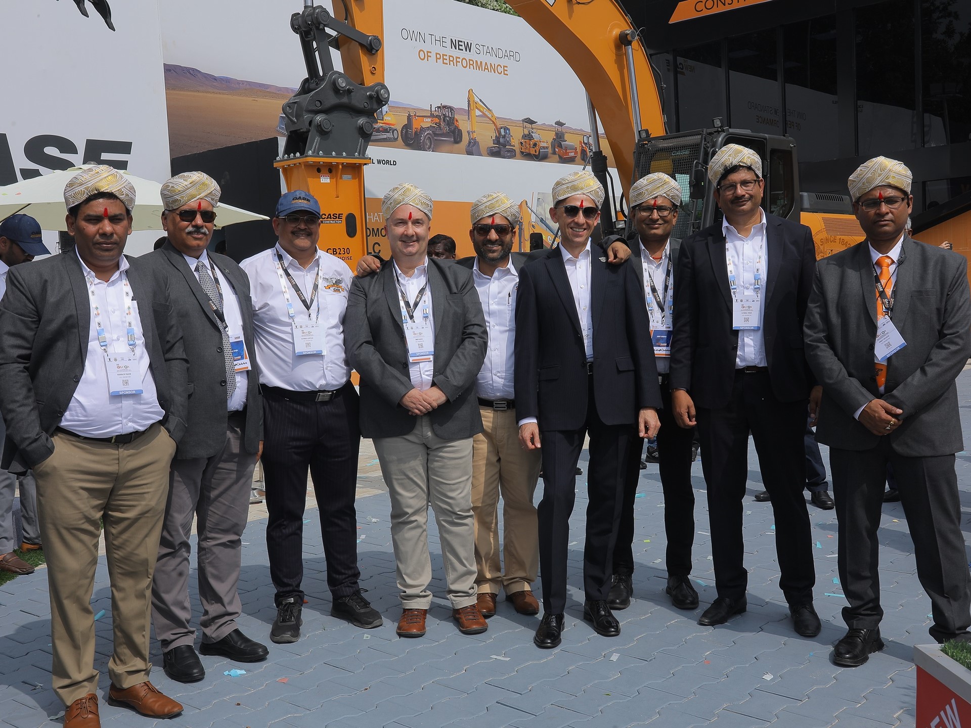CASE Construction Team at International Construction Equipment and Construction Technology Trade Fair CII EXCON 2023