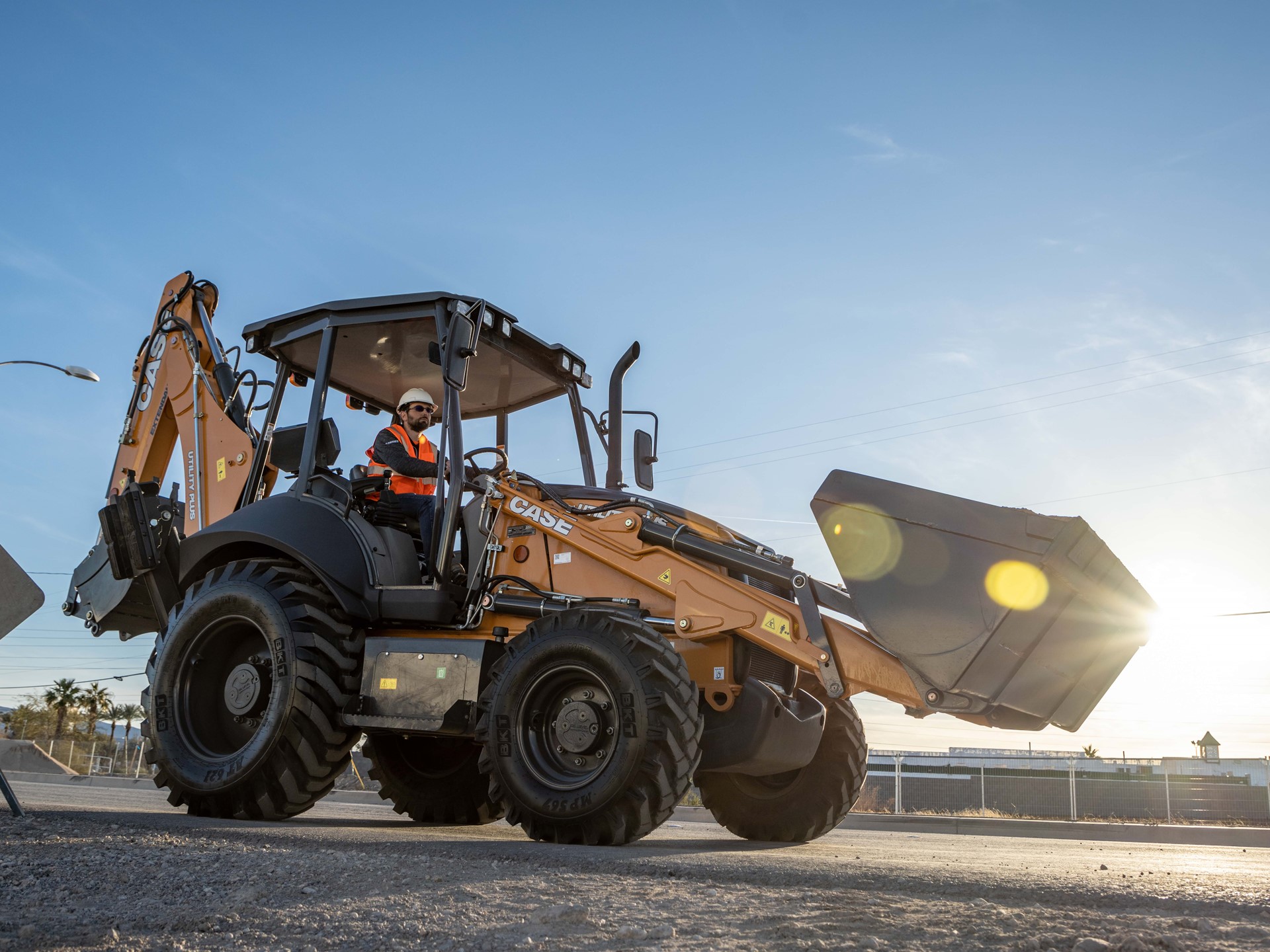 CASE Utility Plus backhoe loader