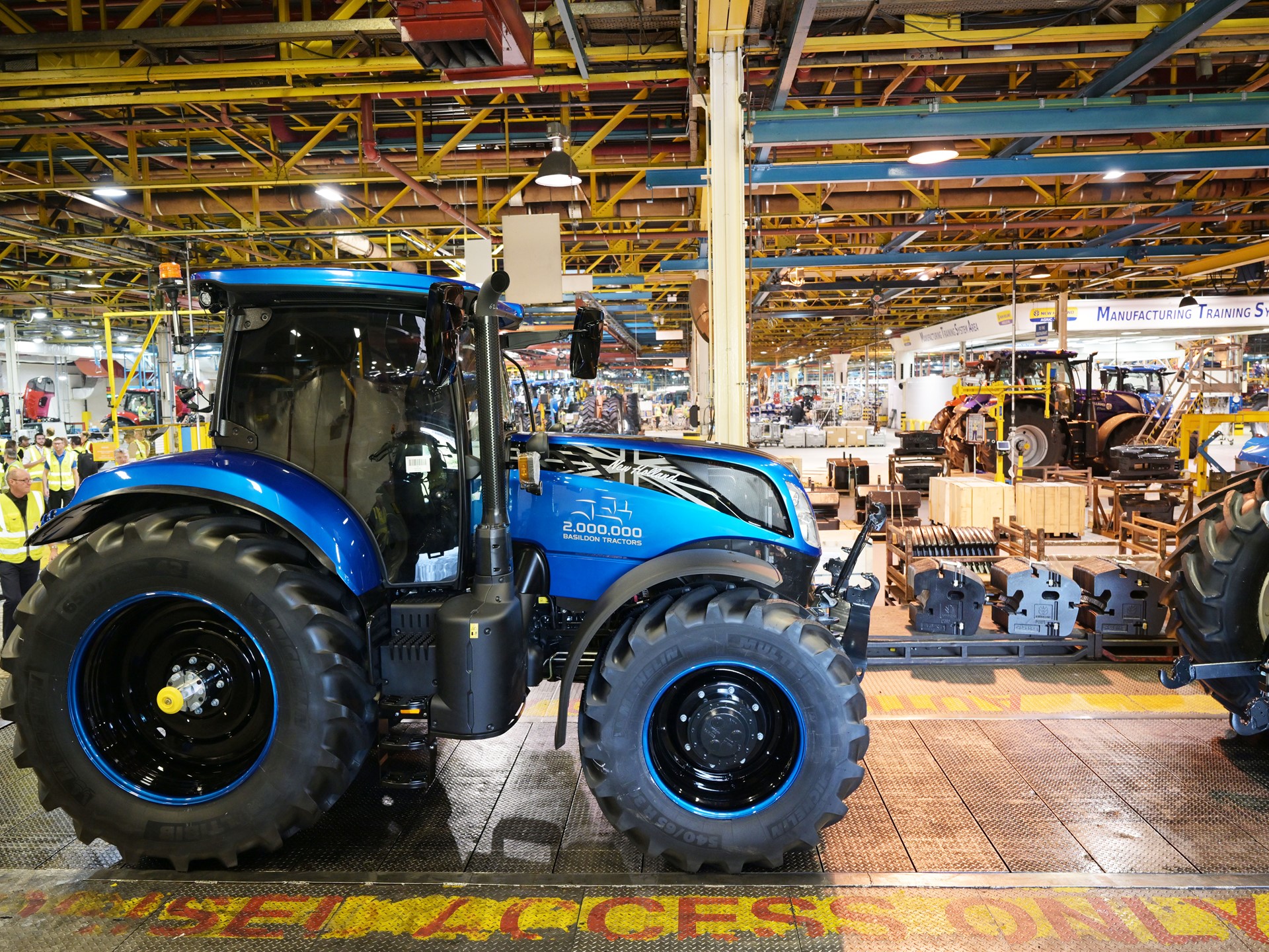 New Holland marks two millionth Basildon tractor