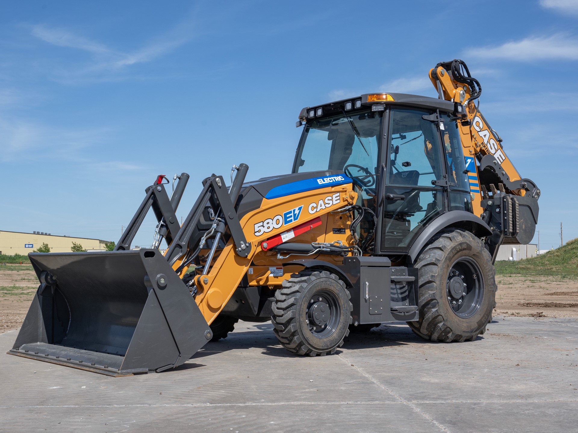 CASE 580EV Electric Tractor Loader Backhoe jpg