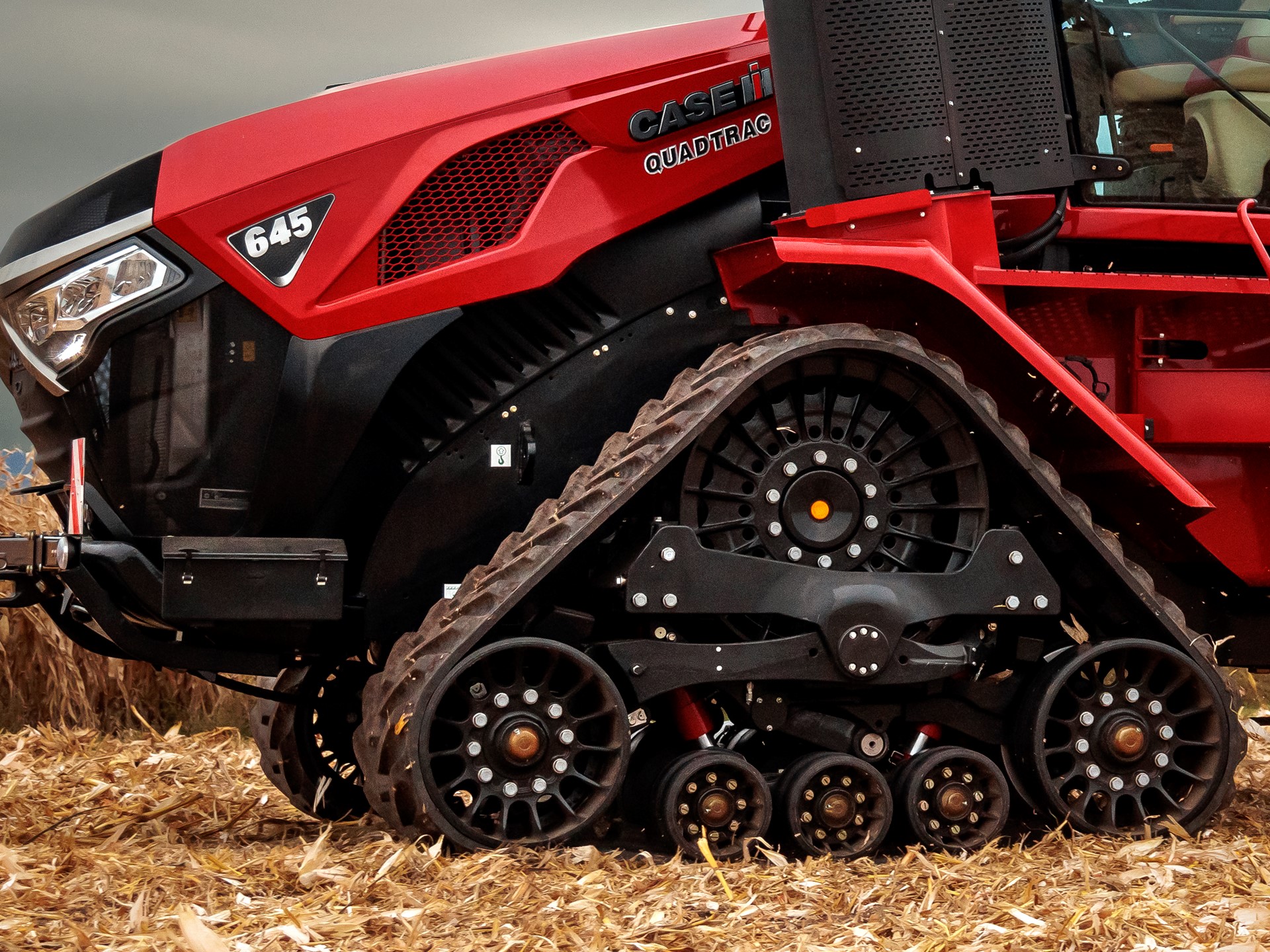 Case IH Quadtrac heavy duty suspension detail