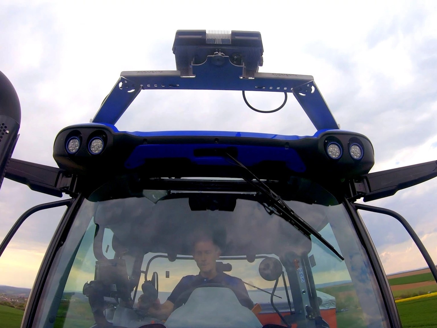Augmenta field analyzer on a New Holland
