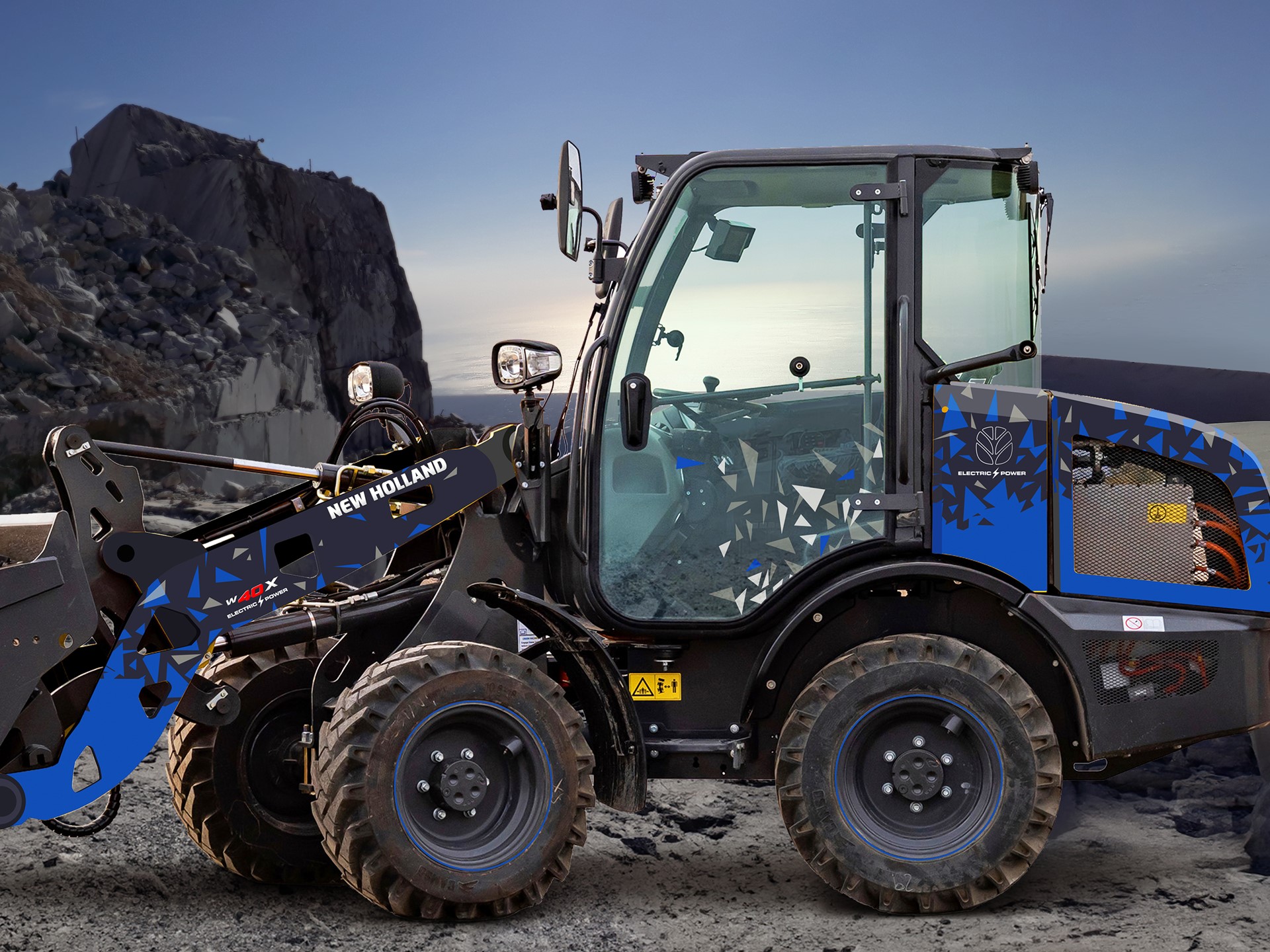 New Holland Construction W40X Electric Power