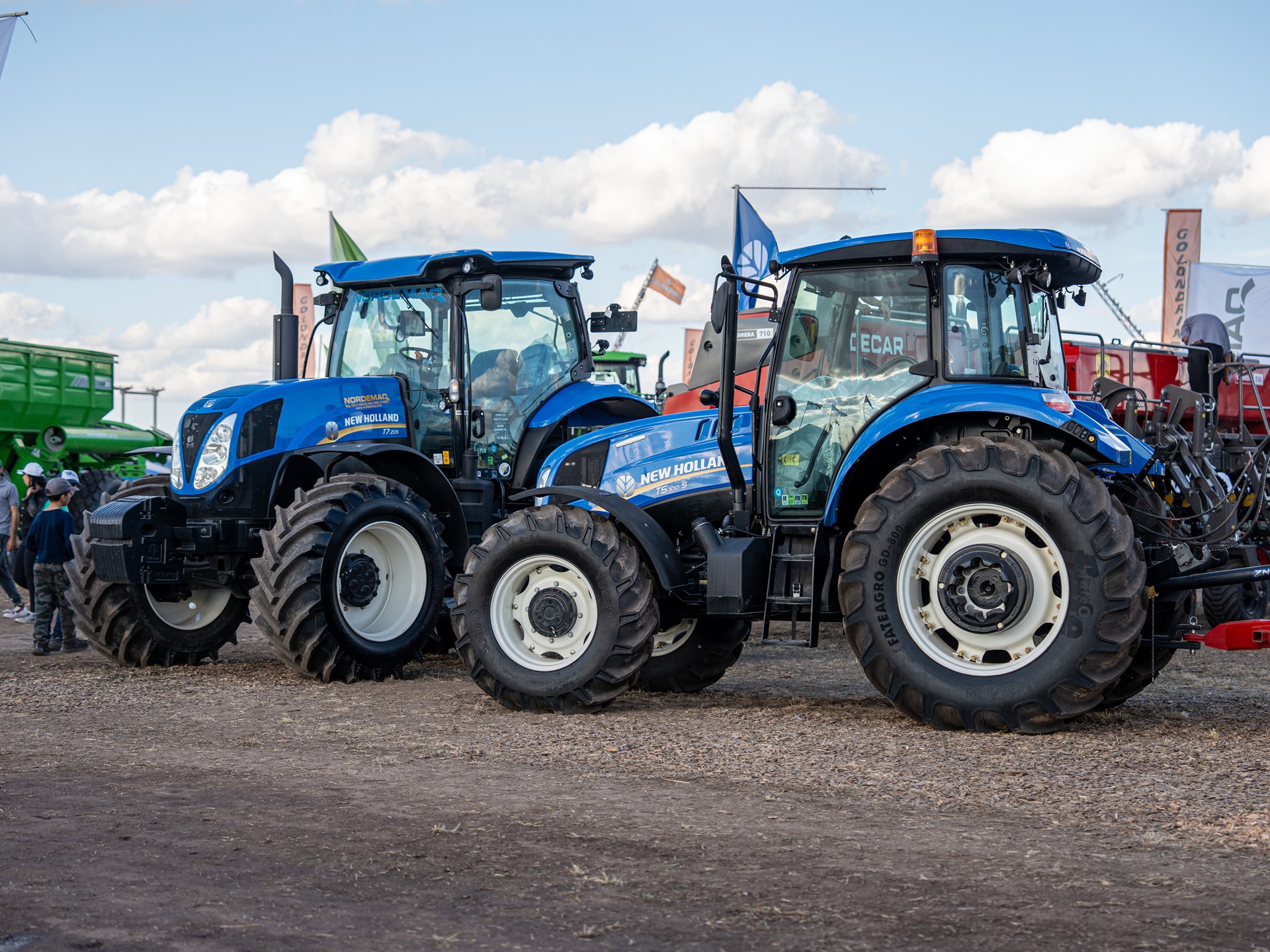 New Holland y Nordemaq pisaron fuerte en Agronea 2025