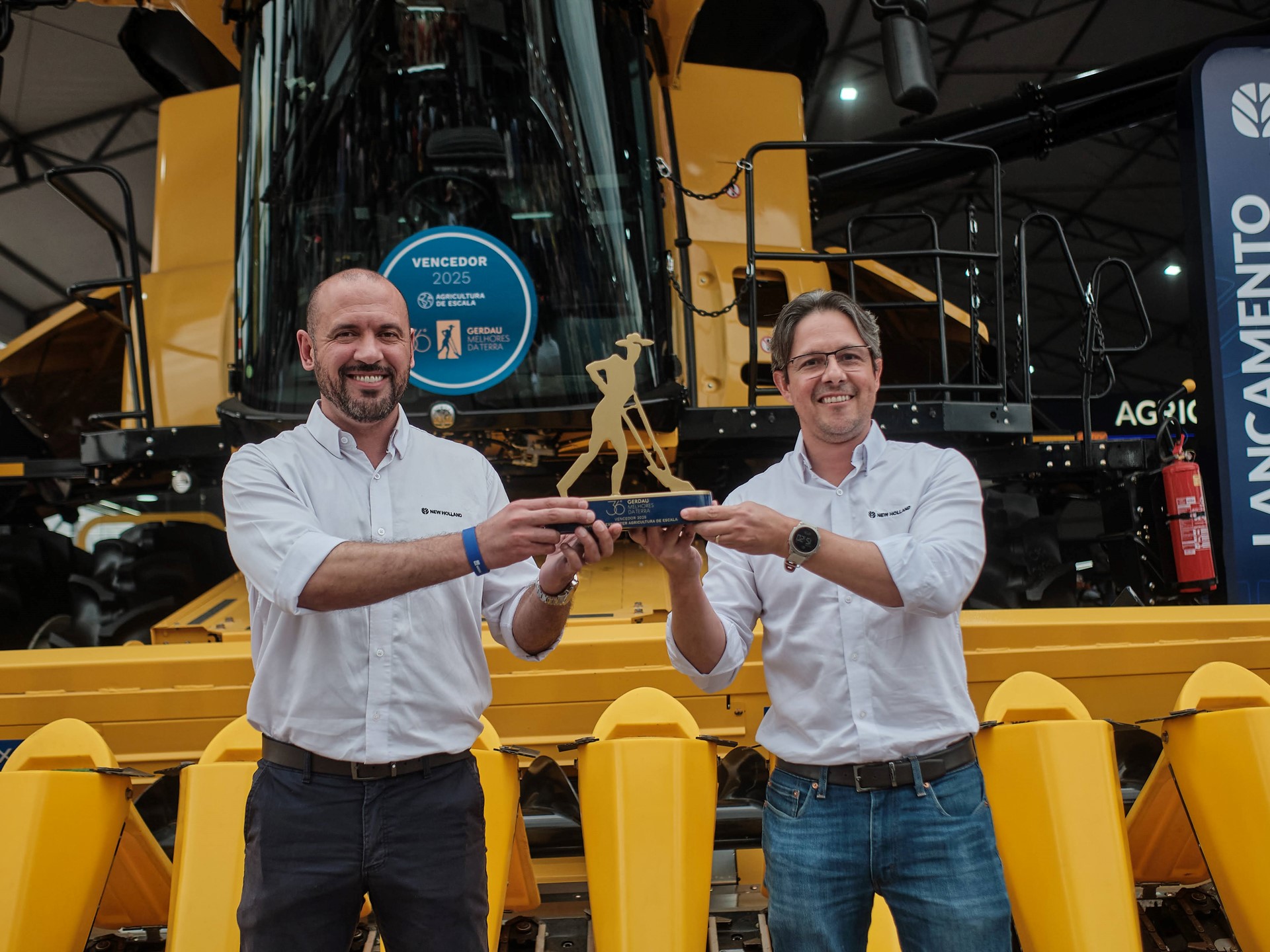 A New Holland venceu o Pr mio Gerdau com a colheitadeira CR7 Arrozeira
