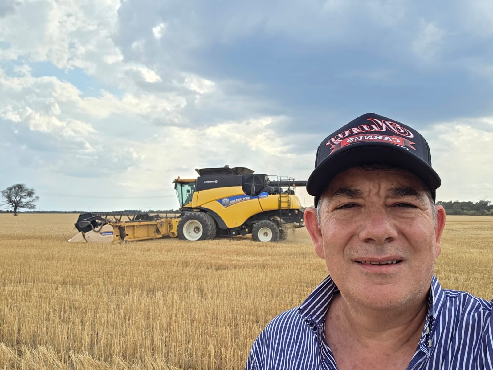 De la mano de Roberto Mario Polentarutti y su CR 7 90 arranc la cosecha en el norte argentino