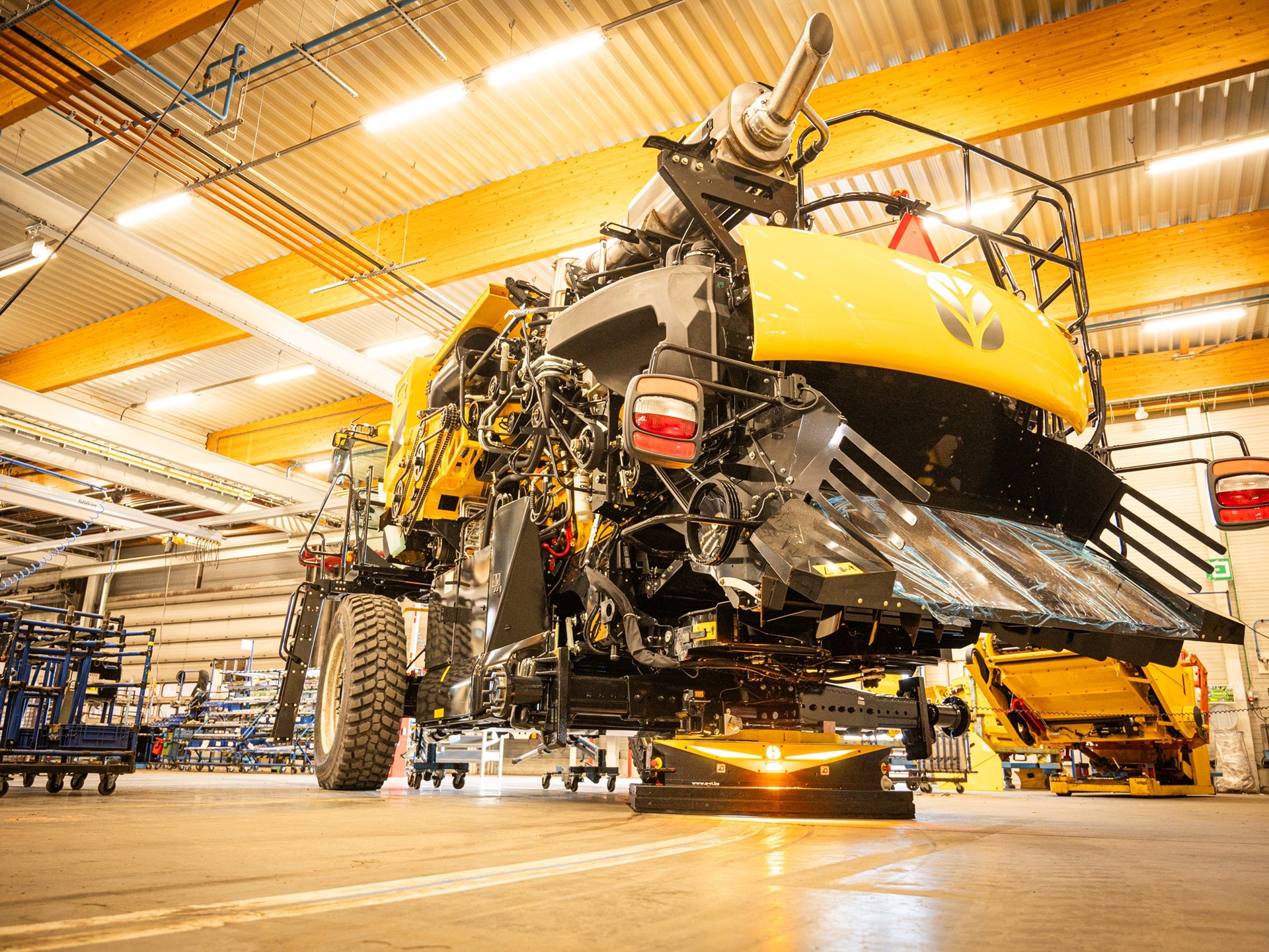 Automated guided vehicles at Zedelgem Plant
