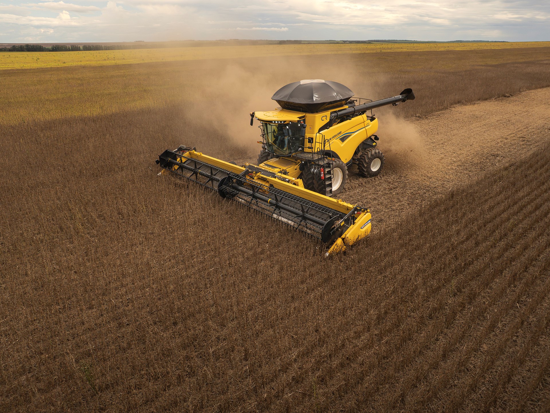 Nova colheitadeira CR7 da New Holland