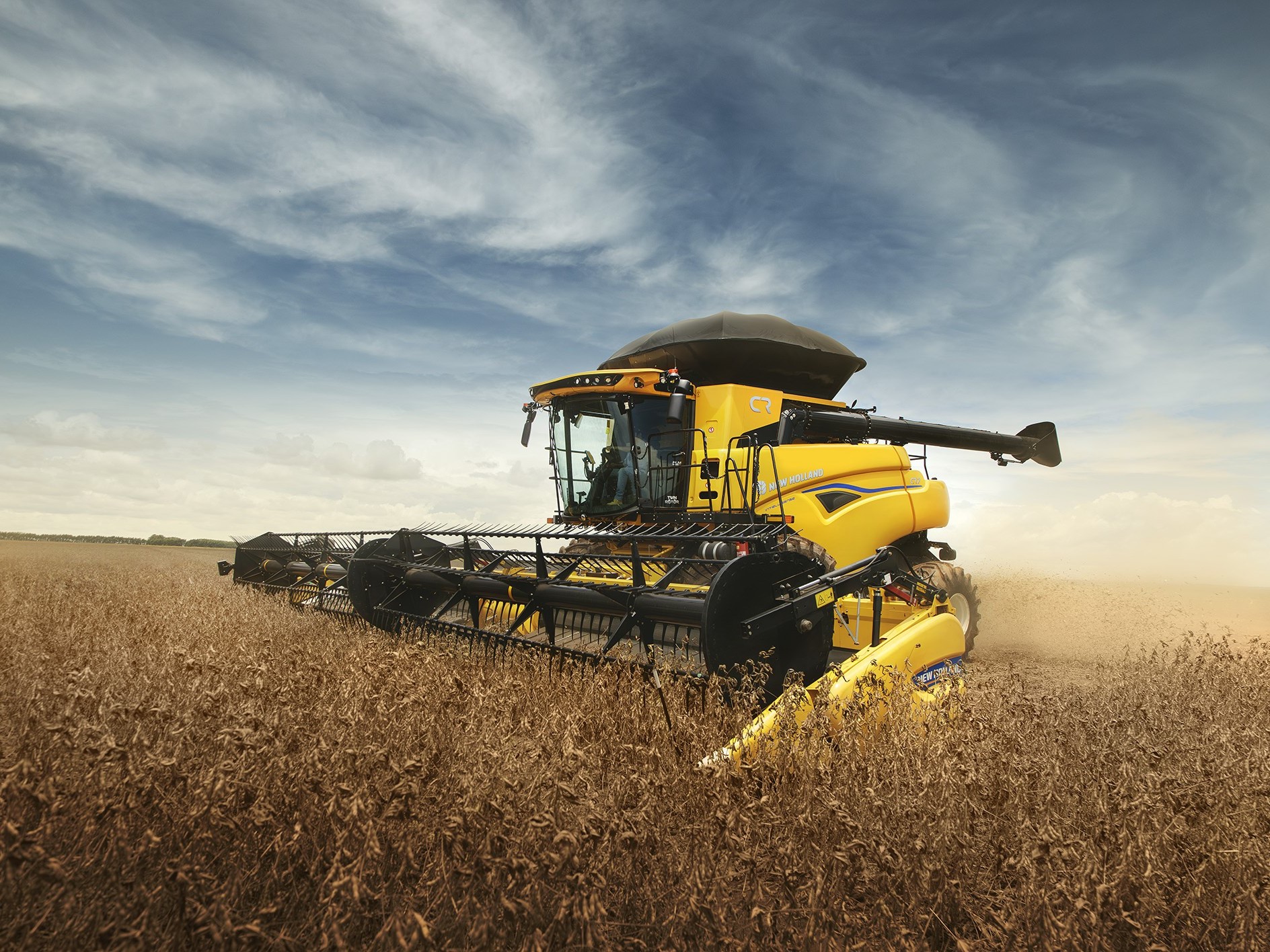 Colheitadeira CR7 da New Holland