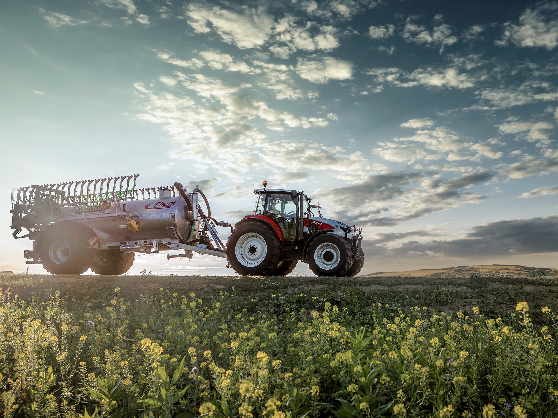 STEYR 4120 Plus S control 2 road