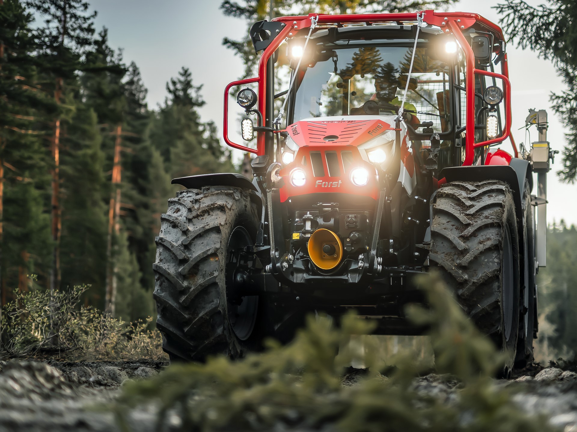 STEYR 4120 PLUS forestry