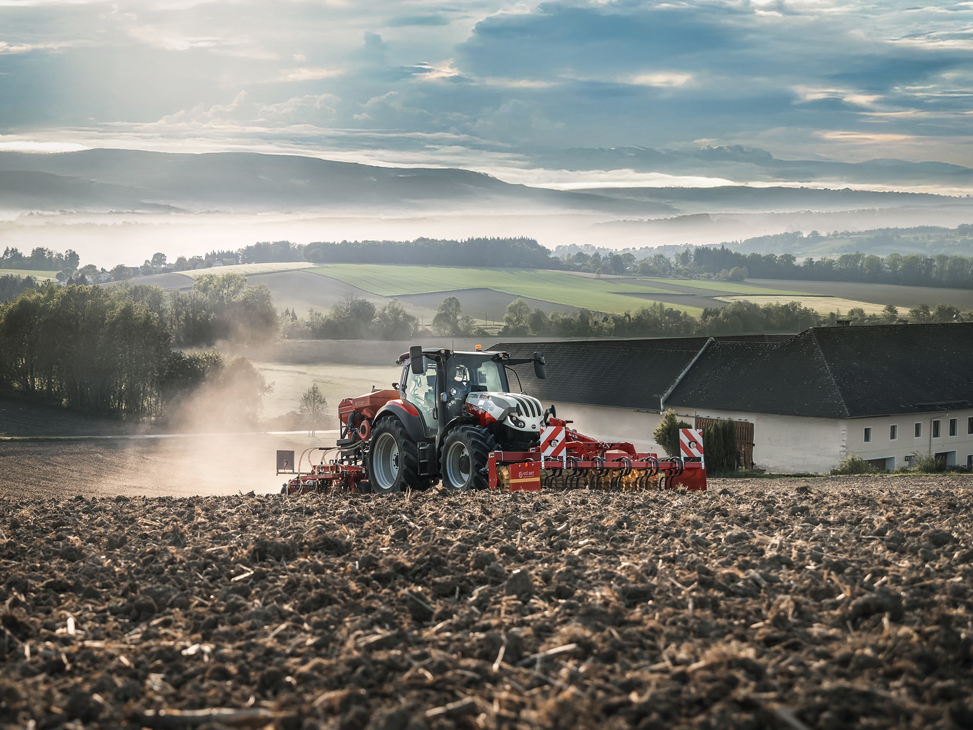 STEYR 4140 Expert CVT field