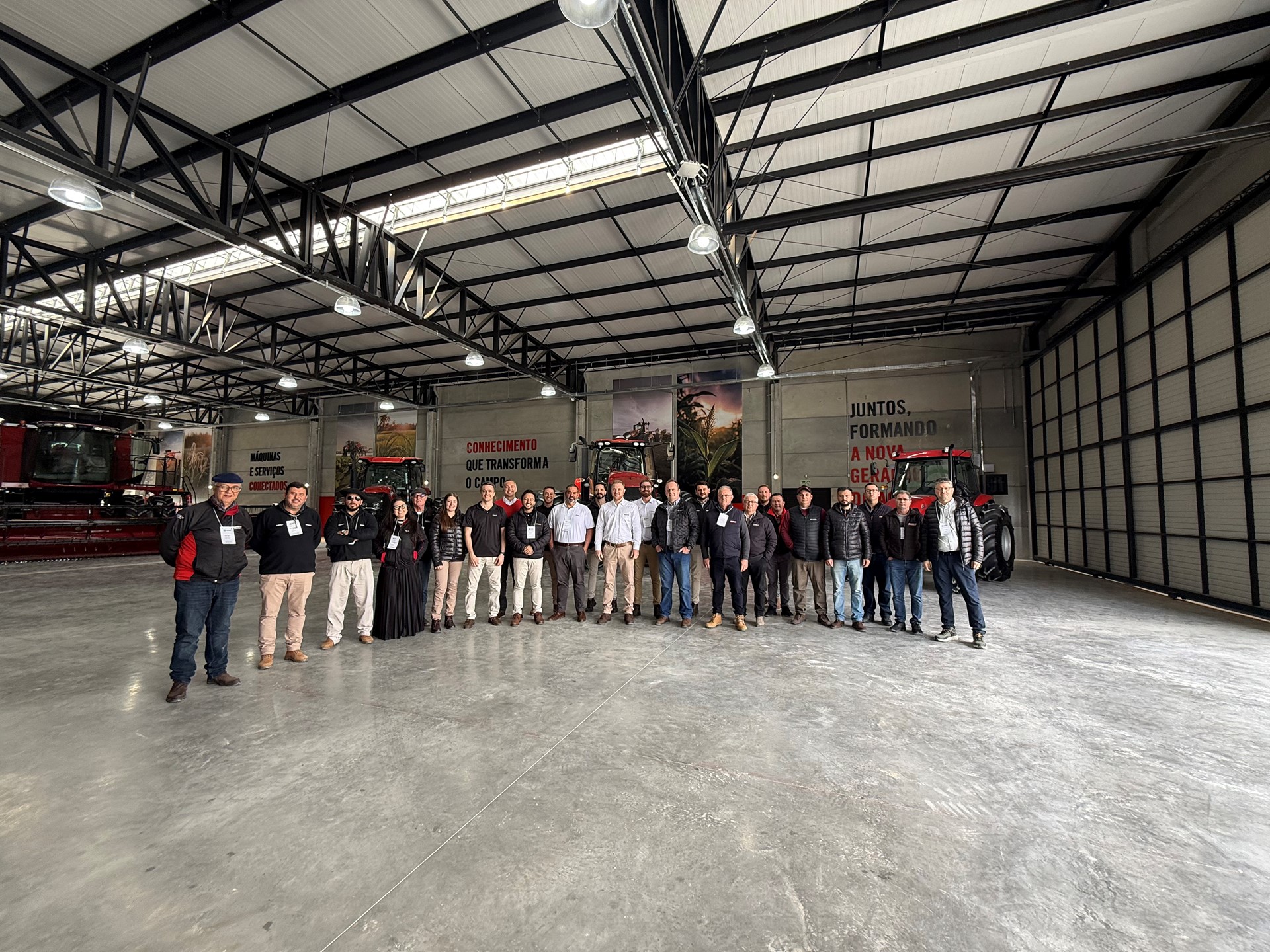 Equipe da Case IH participou da inaugura o oficial do Centro de Forma o