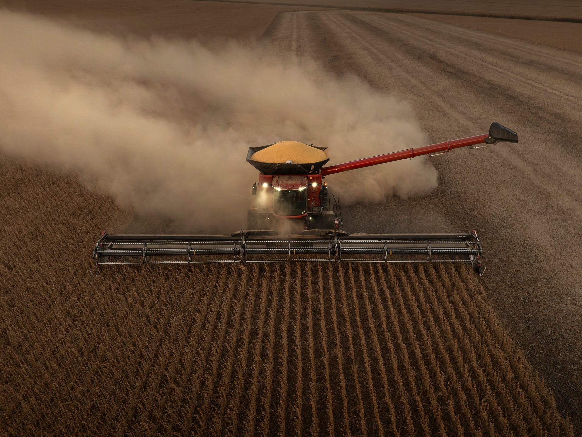 Case IH presenta la nueva Axial Flow Serie AF10 Automation la cosechadora mas grande de Case en Argentina