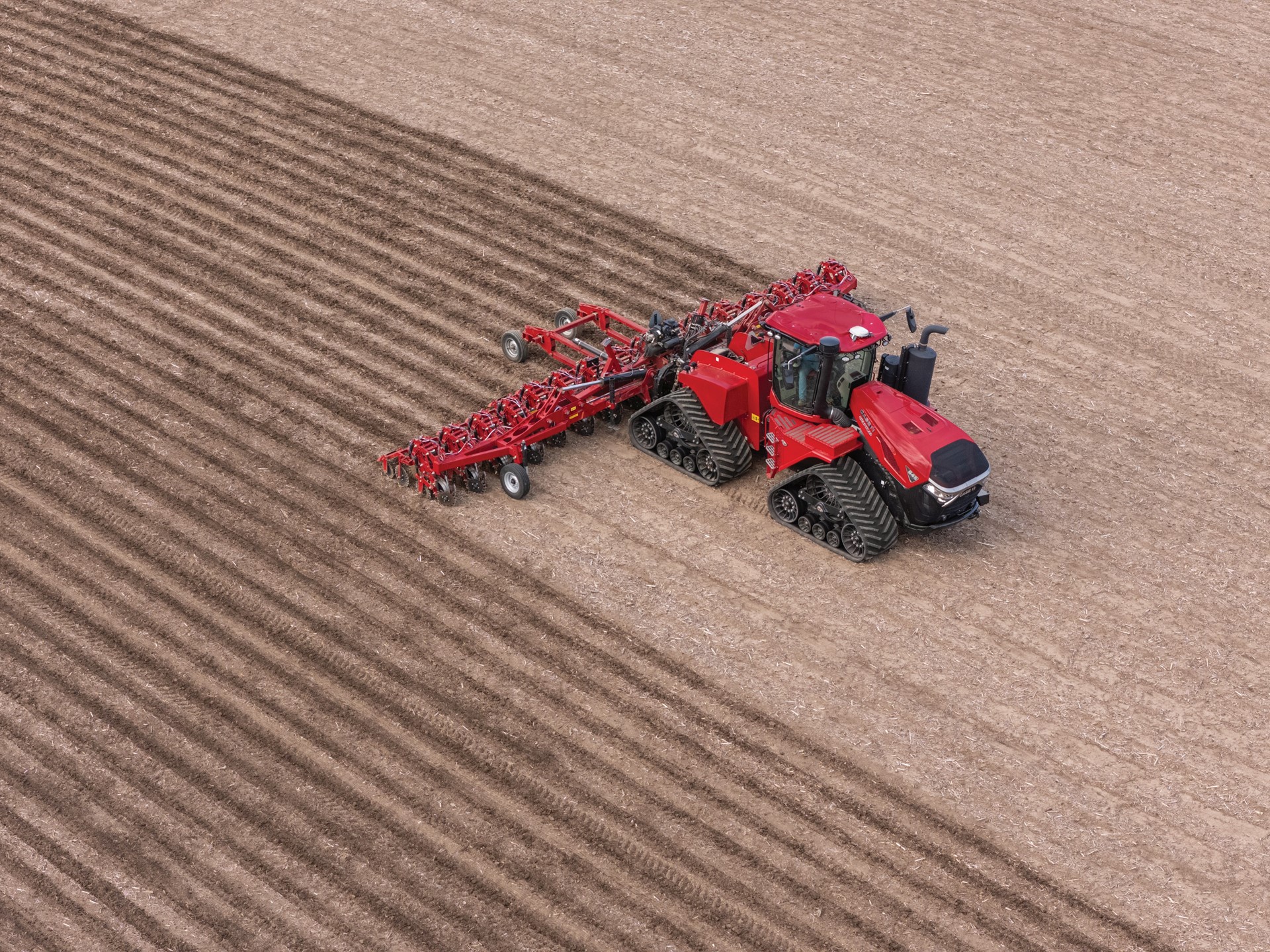 Steiger 645 Quadtrac with Nutri Tiller 1000 series strip till tool