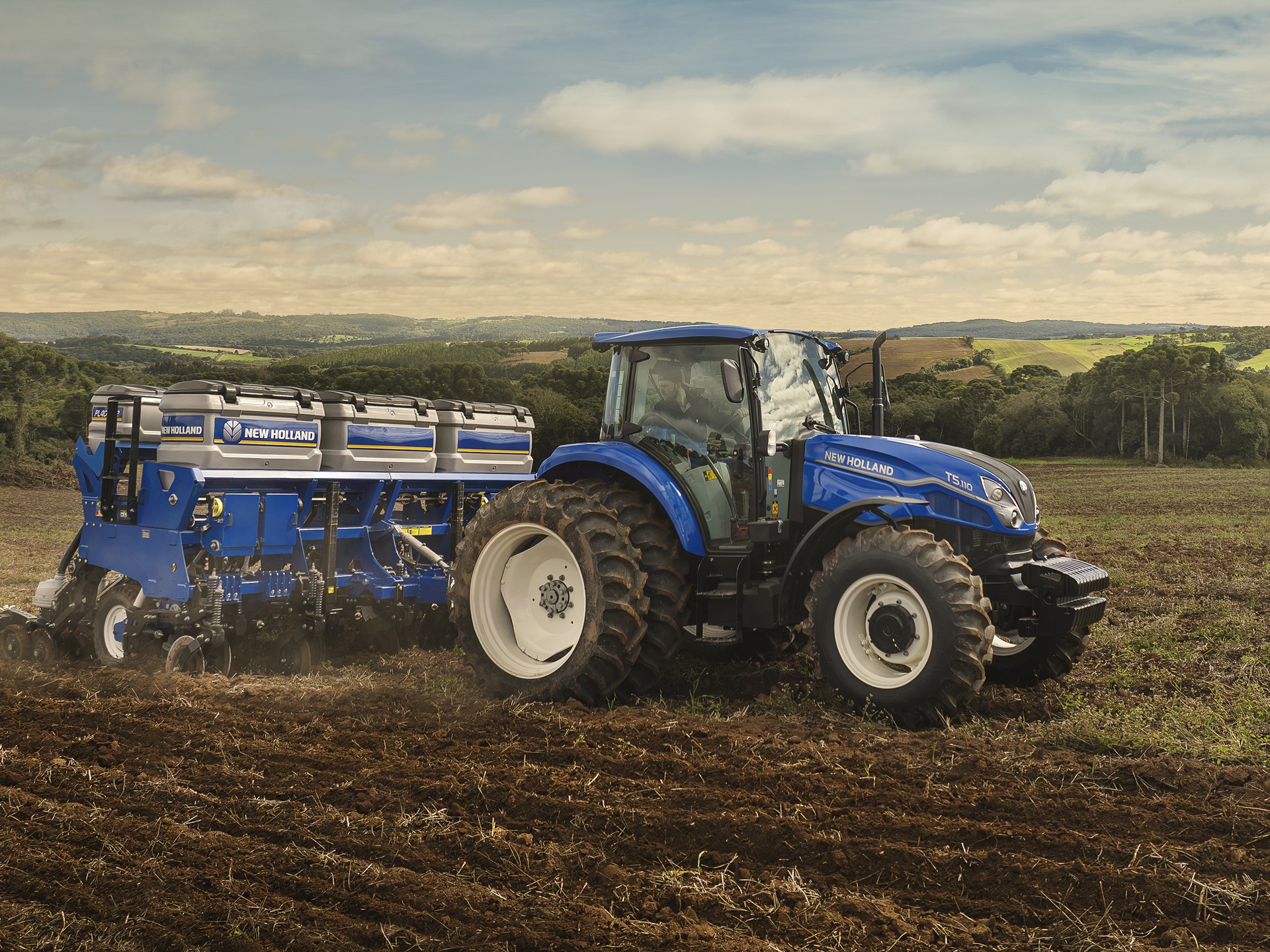 Trator T5 110 da New Holland