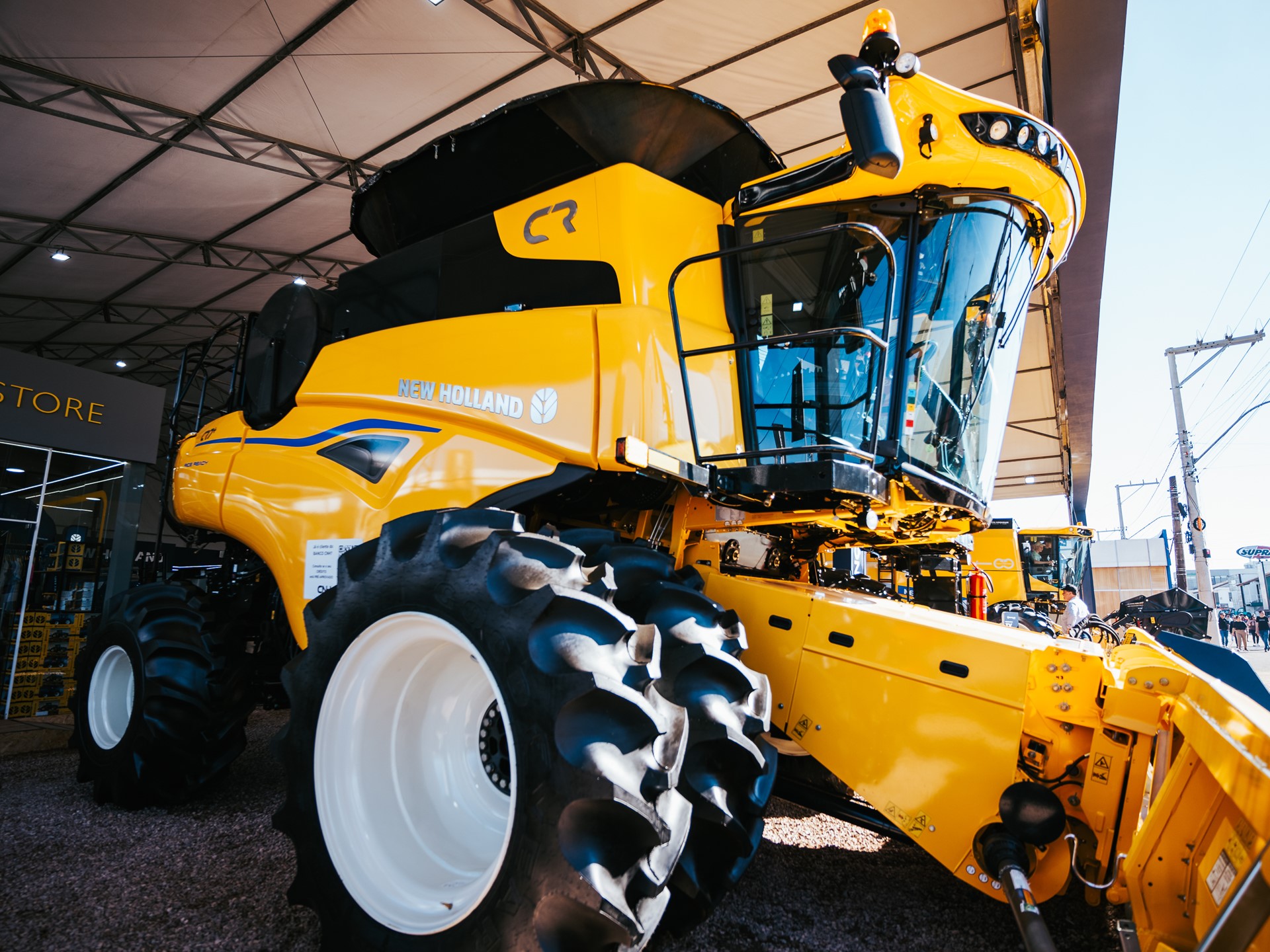 Colheitadeira CR7 Arrozeira da New Holland