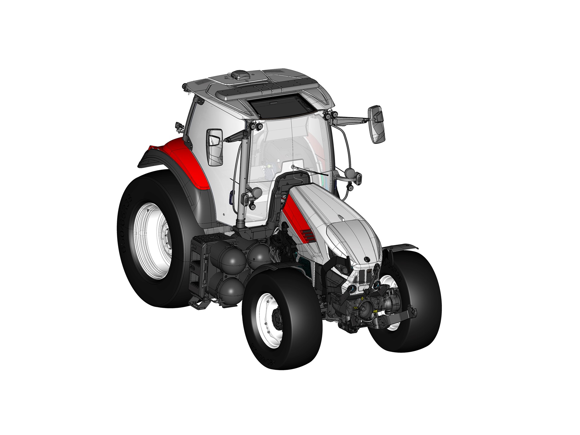STEYR Traktoren New HYTRAC Research Project Right side