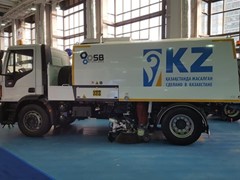 IVECO showcases Eurocargo trucks at the Kazavtodor-Kaztraffic-2019 international exhibition in Kazakhstan
