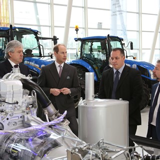 CNH Industrial manufacturing facility welcomes Royal Visit from HRH The Earl of Wessex KG GCVO