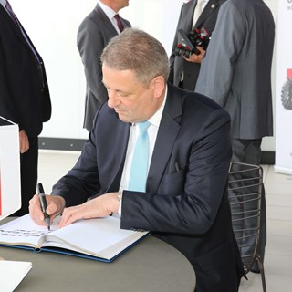 The Austrian Minister of Agriculture, Forestry, Environment and Water, Andrä Rupprechter, at Expo 2015