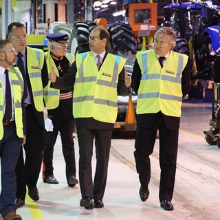 HRH The Earl of Wessex Royal Visit CNH Industrial Basildon