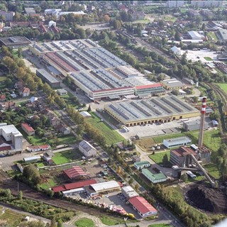 Vysoke Myto Plant - aerial view