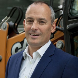 Andy Blandford, vice-president of CNH Industrial Construction Equipment for Europe Africa and Middle East