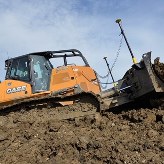 Case 1650M Crawler Dozer which is equipped with SiteWatch systems