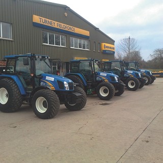 Groundcare tractors supplied by the Turney dealership in the UK