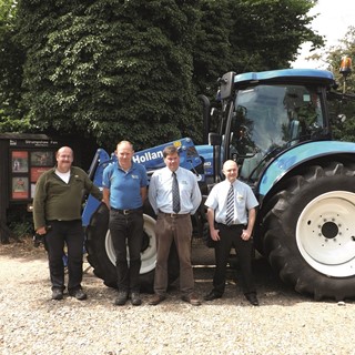 New Holland delivers a T6.140 tractor to RSPB