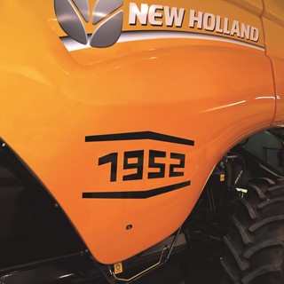 New Holland CX8090 commemorative edition to celebrate 60 years of self-propelled combines in Europe