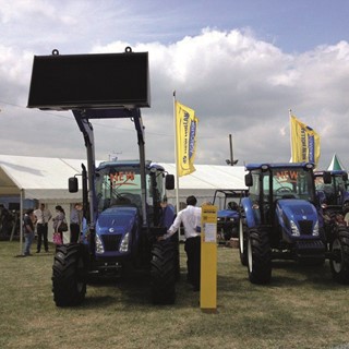 New Holland Agriculture's stand at the Royal Welsh Show