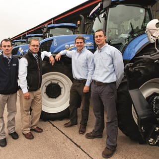 New Holland Dealership handed over the variety of sophisticated T6 and T7 tractors to Alan Bartlett and Sons Ltd