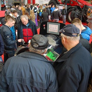 Case IH AFS technology at the Agrotech show