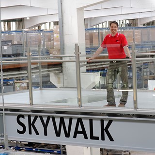 The Skywalk at the St. Valentin Plant