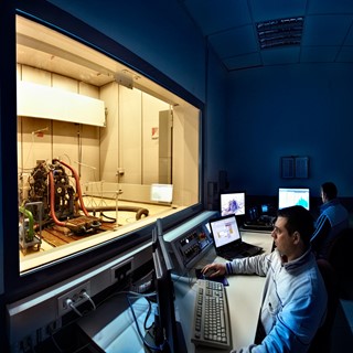 FPT Industrial engine testing in a test cell