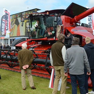 The new Axial Flow combine unveiled at Cereals