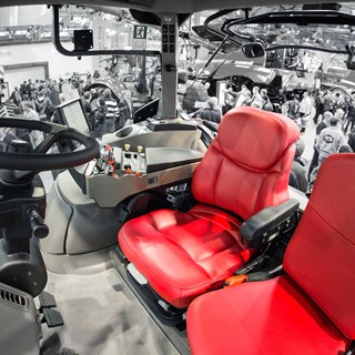 Puma CVX Platinum Edition Interior at Agritechnica 2013