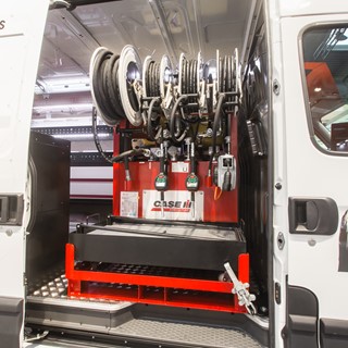 Case IH well equipped service vans to provide an even higher level of support to customers