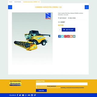 New Holland Style.com Scale Models