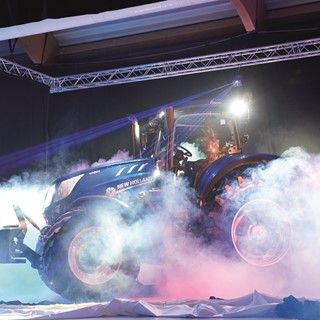 Basildon rocks to heavy metal at New Holland T7 Heavy Duty tractor launch