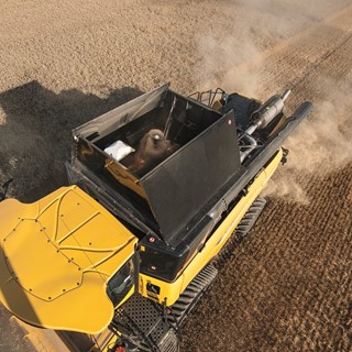 New Holland CX8.85 Elevation Combine Harvester in the Field