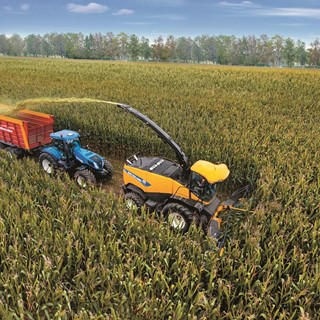 New Holland FR 850 Forage Harvester in Maize