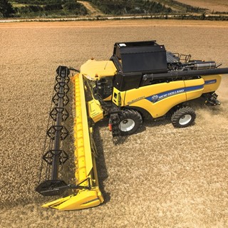 New Holland CX 8090 Elevation Combine Harvester in the Field