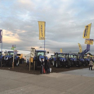 The New Holland stand at the Irish Ploughing Championships had a full range of products on display