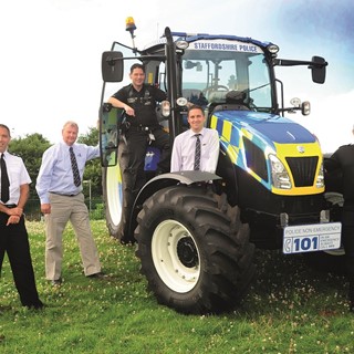 The New Holland T5 tractor helps Staffordshire Police tackle countryside crime