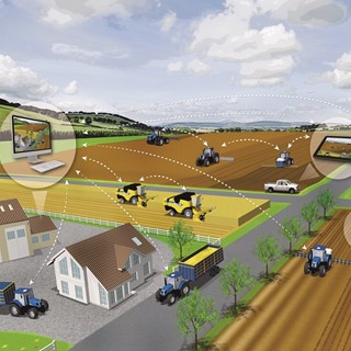 New Holland PLM® Connect Integrates the collection, processing and transfer of machine data