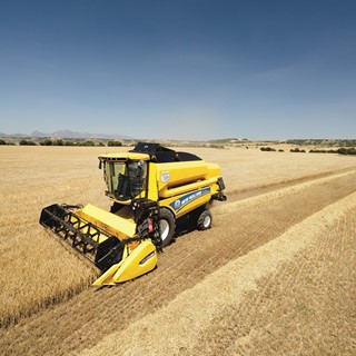 TC5.80 Combine Harvester in the Field